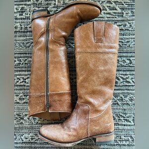 Lane Riding boot 8.5 Distressed Cognac